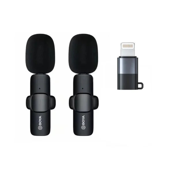 BOYA BY-MW3 Dual Wireless Microphone for Type-C and iOS Devices