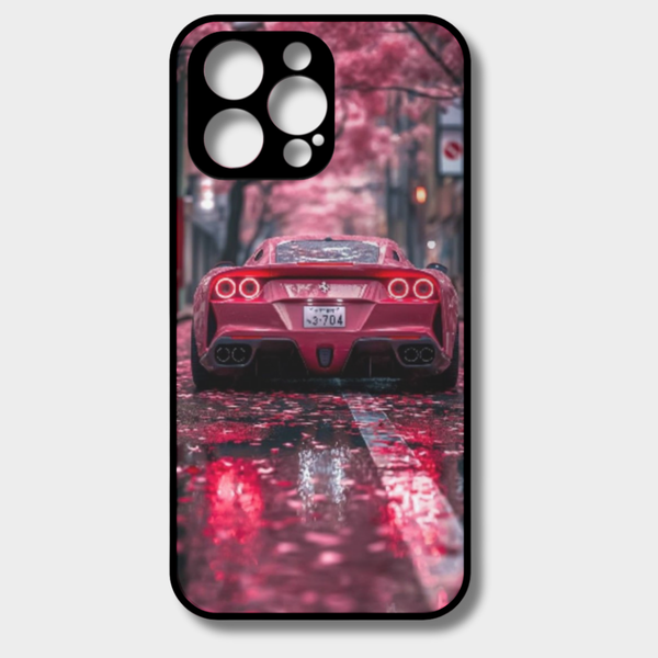 CASO | Ferrari Sakura Blossom Premium Glass Phone Case for All Models