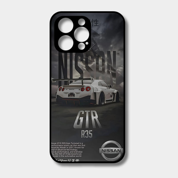 CASO | Nissan GTR - R35 Premium Glass Phone Case for All Models