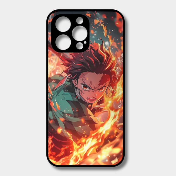 CASO | Kimetsu Fire Premium Glass Phone Case for All Models